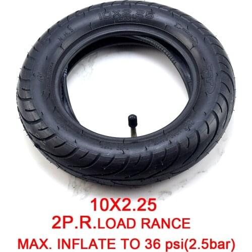 10x2.25 Tube Speedway Tyre CST 10*2.25 Electric Scooter Inner Tube Outer Tube Explosion-proof Tires Advanced Tire High Quality