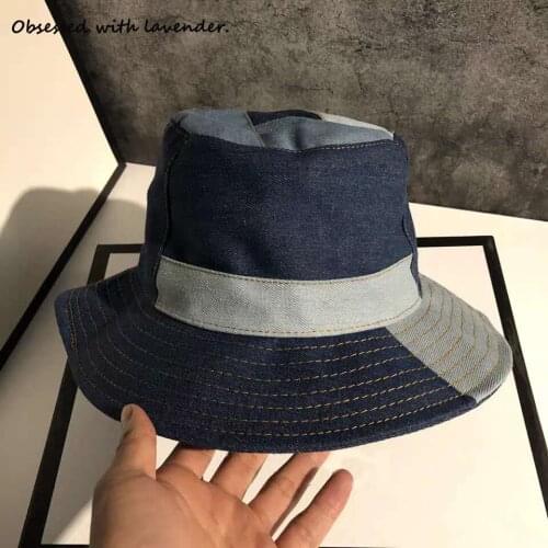 Hat womens spring and autumn personality cowboy fisherman hat Korean Japanese basin hat minority Joker fashion