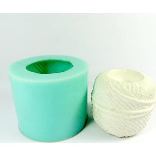Silicone Forms Candlestick Woollen Cement Concrete 3D Mold Candle Holder Molds for Home Decorations Moulds Silicone Rubber PRZY