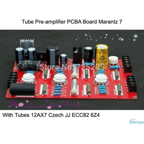 IWISTAO Tube Pre-amplifier PCBA Board Marantz 7 Preamp M7 With Tubes 12AX7 12AU7 HIFI DIY