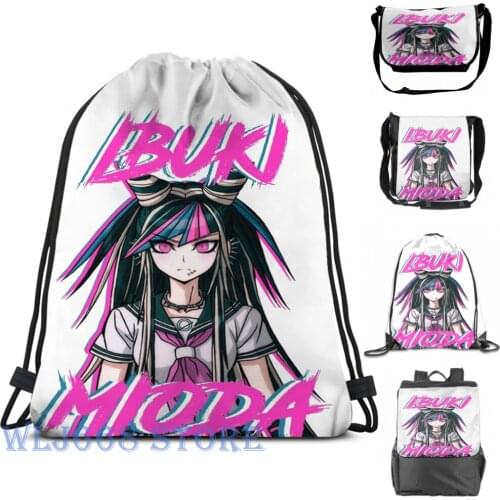 Funny graphic print shoulder Bags women Ibuki Mioda Danganronpa 2 Single shoulder backpack travel for men Gym Bag