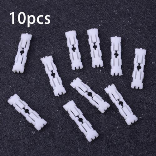 DWCX 10Pcs Roof Rail Bar Cutter Clips Moulding 191853733A 6U0853733 Fit For VW Golf MK2 Jetta GTI Caddy