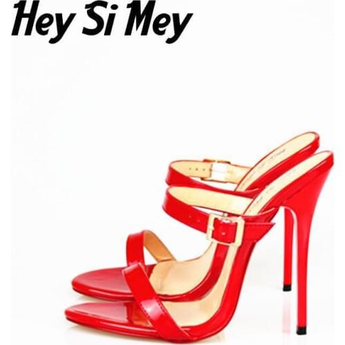 2020 new spring autumn casual Women pumps platform sexy Thin Heels Pointed Toe Peep Toe Leather stitching high heeled shoes