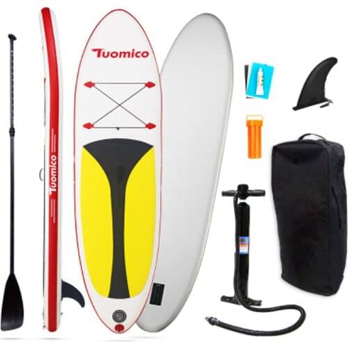 297x76x15cm 2019 Inflatable Stand Up Paddle Board Surfboard Surf Board with Pump Backpack Fin Pad Kit Surfing Lake Water Sport