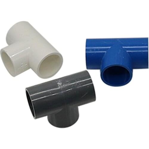 3-way 20mm Equal Interface PVC Joint Garden Agriculture Irrigation Watering Water Pipe Fittings Pipe Repair Aquarium Accessories