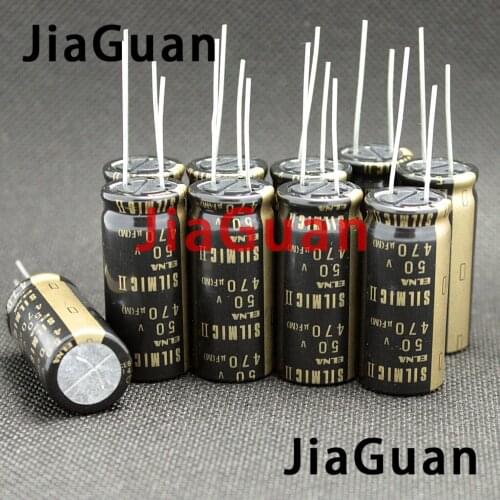 4PCS THAILAND NEW ELNA RFS SILMIC II 50V470UF 16X35.5MM SILMICII 470UF 50V hot sale 470uf/50v