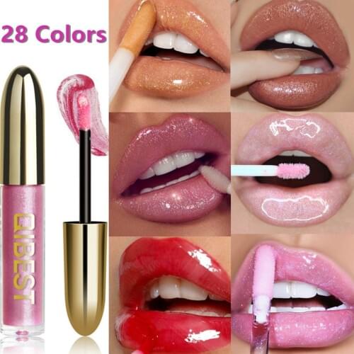Waterproof Lipgloss Diamond Glitter Liquid Lipstick Lip Gloss Long Lasting Moisturizing Lipstck Lip Makeup Cosmetic Lip Stick