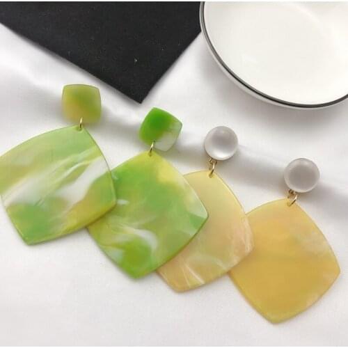 Ce-151 exaggerated earrings, fashionable and versatile, fashionable, beautiful geometric, summer earrings, female