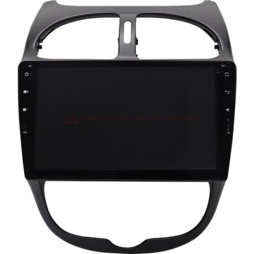 For Peugeot 206 2004-2009 Car Android Multimedia Radio CD DVD Player GPS Navigation Audio Video Stereo System