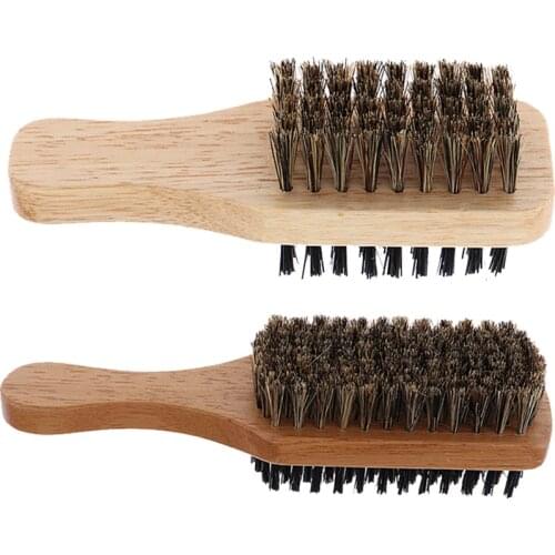 Double-sided 100% Club Brushes, Soft But Firm Bristles, 2-pack