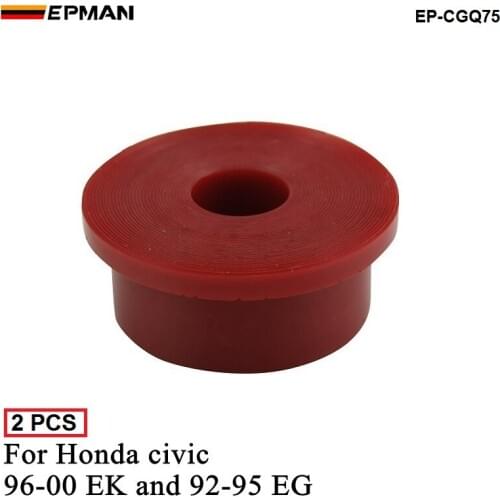 2PCS Engine Swap Mount Bracket Bushing Inserts Kit Replacement Polyurethane Fit for Honda civic 96-00 EK and 92-95 EG EP-CGQ75