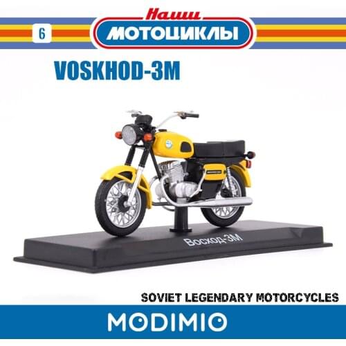 Diecast VOSKHOD-3M Motorcycle Motor Bike Model Toy 1/24 Soviet URAL Alloy Off-road Motorcycle Model Adult Collection