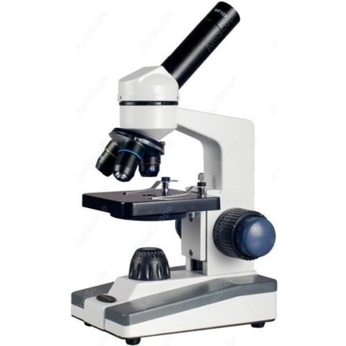 Monocular Microscope -AmScope Supplies 40X-400X Biological Science Student Microscope M152