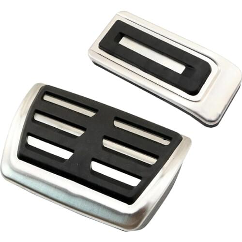 NEW 2pcs Automatic Transmission Fuel Gas Brake Pedal Cover Fit For VW Multivan T5 T6 Transporter T5 T6 Caravelle T6