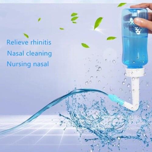Nose Protector Cleaning Bottle Nasal Wash Cleaner Sinusite Moistens Adults Children Care Avoid Allergic Rhinitis Neti Pot 300ML