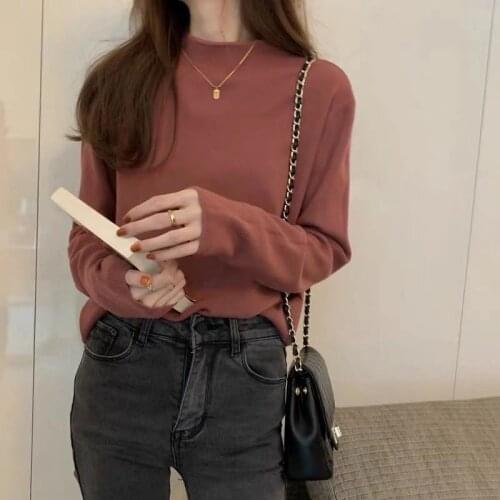 Autumn and Winter Large Size Sweater Womens Knitted Pullover Sweater Black for Women Casual Sweater