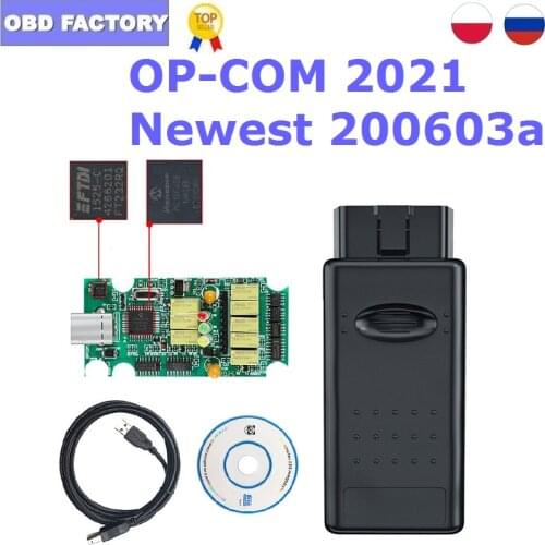 OP COM OBD2 Scanner V1.99/V1.95/V1.70 for Opel OPCOM 1.99 Auto Diagnostic Tool with PIC18F458 FT232RL OP-COM Code Reader
