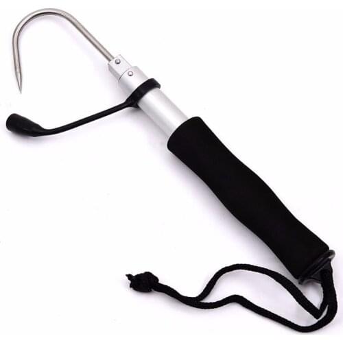 Telescopic Retractable Fish Gaff Stainless Ice Sea Fishing Spear Hook Tackle New Au02 21 Dropshipping