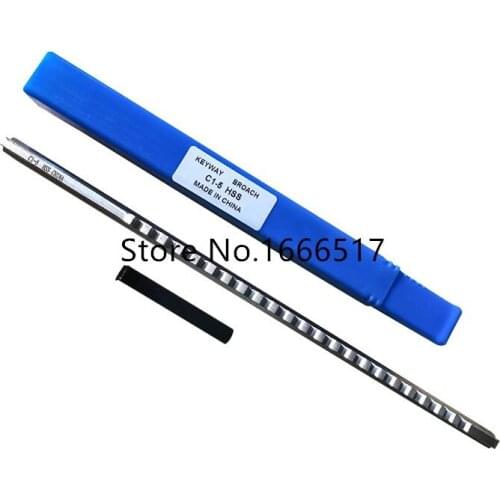 8mm C Keyway Broach Push Type High speed steel HSS Cutting Tool for CNC Broaching machine Metalworking ATT