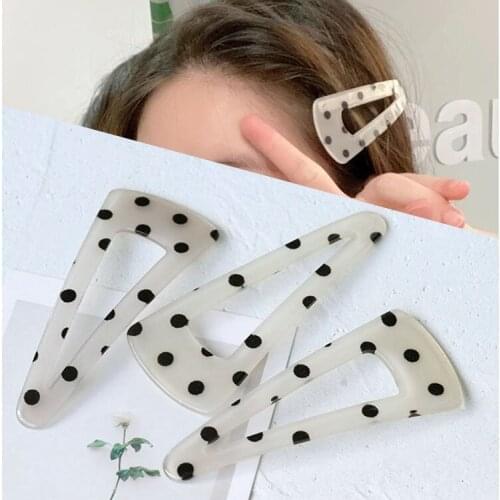 10 PCS 40x95mm Fashion Acrylic Wave Point Hairpin Accessories DIY Handmade Decorations Wholesale Supply