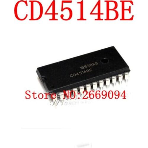 10pcs /50pcs CD4514BE CD4514BD DIP24 HCF4514BE HEF4514BP CD4514 DIP new IC free shipping