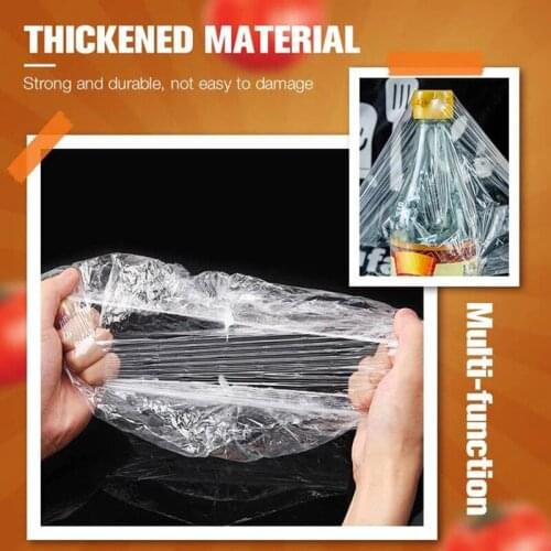 100pcs Reusable Bowl Covers Fresh-Keeping Cover Film Household Food-Grade Bowl Cover E7