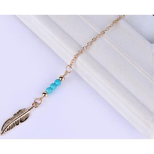 2020 New Fashion Multilayer discs and hollow pattern crystal pendant necklace crystal leaves jewelry wholesale