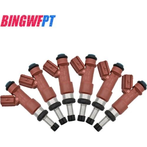 6pcs/lot Car Spare Parts fuel injector for Toyota Camry Avalon Highlander RAV 4 3.5 2GR engine nozzle 23209-0p040 23250-0P040