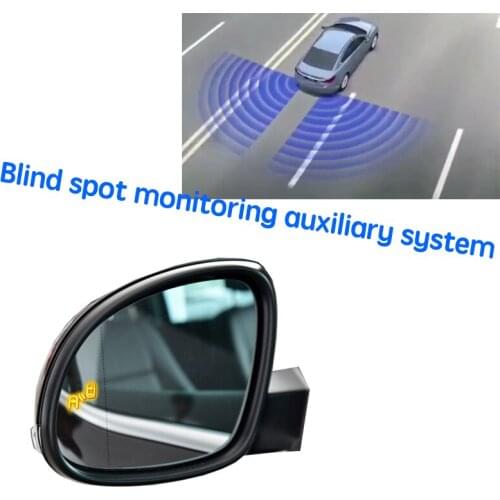Car BSD BSM BSA Blind Area Spot Warning Drive Mirror Rear Radar Detection System For Volkswagen VW Sharan 7N 2010~2020