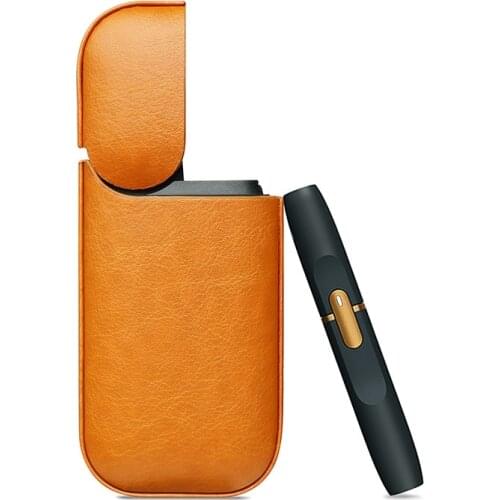 4 Colors Retro PU Leather Case for IQOS3 0 IQOS 2.4 Plus Protective Cover Bag Carrying Pouch Elronic Cigarette Funda with Button