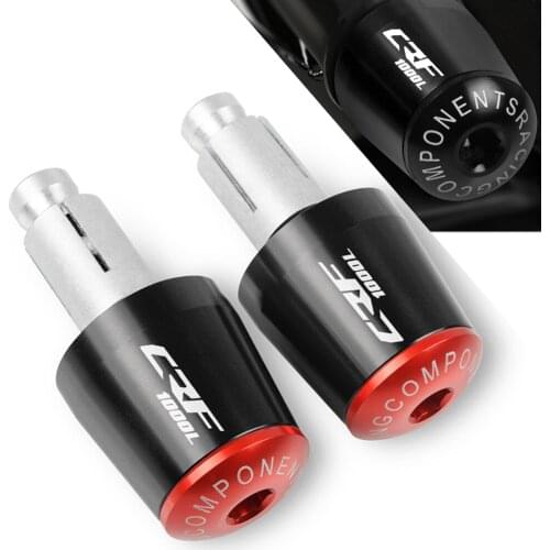 For Honda CRF1000L Africa Twin ABS/DCT 2016 2017 7/8" 22MM CNC Aluminum Motorbike BAR END CAP Handle Bar Cap End Plugs