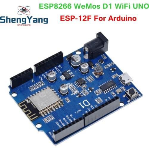 TZT Smart Electronics ESP-12F WeMos D1 WiFi uno based ESP8266 shield for arduino Compatible IDE