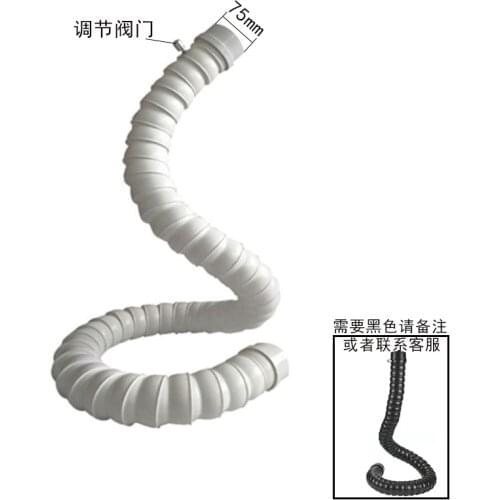 Flexible Smoke Exhaust Ventilator Pipe for Soldering Moxibustion Smoke Extractor Welding Fume Arms Square Round Hood