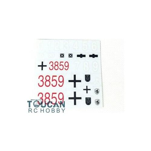 Heng Long 1/16 Scale German IV F2 RC Tank 3859 Decal Sticker TH00301-SMT4