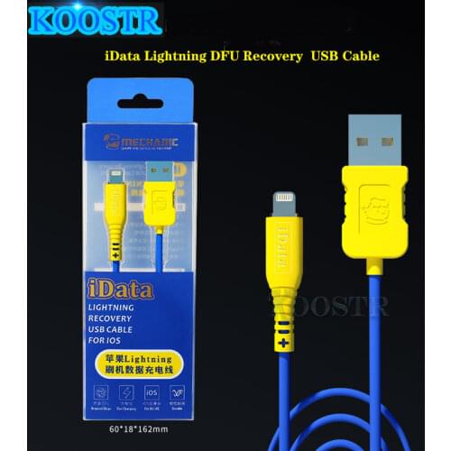 MECHANIC iData Lightning DFU Recovery Charging Data Transmission USB Cable For IOS iPhone iPad iPod