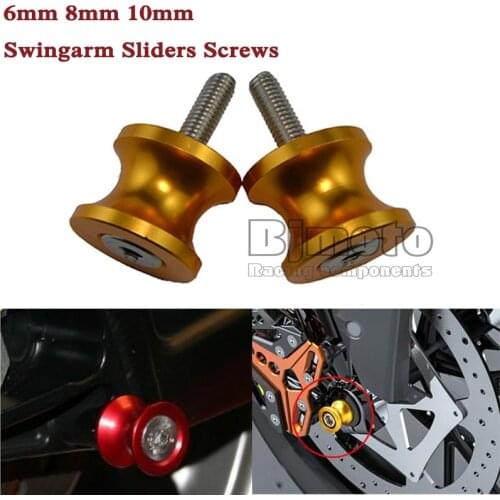 6mm 8mm 10mm Swingarm Spools Slider Stands Screw For Honda CBR 600 954 1000 RR For BMW S 1000 R RR 750 For Yamaha YZF R1 R3 R6