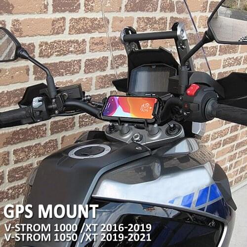 For Suzuki V-Strom 1000/1050 XT 1000XT 16-19 Motorcycle Navigation Bracket GPS Plate Bracket Phone Holder USB 1050XT 2019-2021