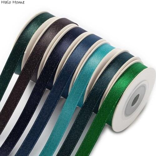 5Yards/Roll Dark Color Gold Embellishme Ribbon Festival Party Gift Package Craft Wedding Hair Bow-Knot Clip Cloth Home Decor