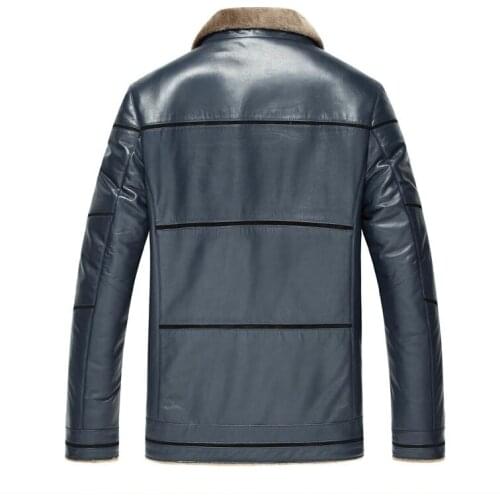 Leather Faux Jacket Men New arrive Winter brand plus Velvet thick Warm Business PU Casual Mens Leather Jackets coats YYJ0010 s s