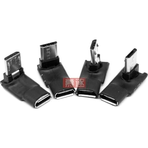 90 Degree USB Left & Right &UP&Down Angled Micro 5pin Female to Micro USB Male Data Adapter To Mini USB Connector Plug Micro USB