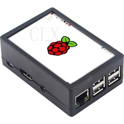 Raspberry Pi 3 Model B+ ABS Case with 3.5 inch TFT Screen for Raspberry Pi 3 Model B+/ Raspberry Pi 3 Model B/RPI 3B