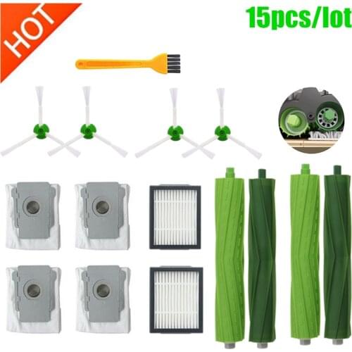 Brush Roll Filter Side Brush dust bags for iRobot Roomba i7 E5 E6 I Series Robot Vacuum Cleaner Parts Replacement Accessories