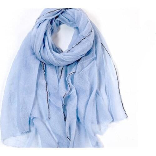 New arrival 100%goat cashmere women fashion solid thin scarfs shawl pashmina 80x210cm small tassel grey 10color