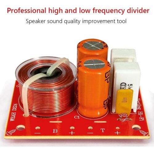 WEAH D224 80W 2 Way Hi-Fi Audio Speaker Frequency Divider Speaker Audio Crossover Filters