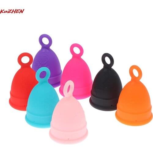 1/2pcs Menstrual Cup For Women Feminine Hygiene Medical Silicone Cup Menstrual Reusable Lady Cup Menstrual Than Pads