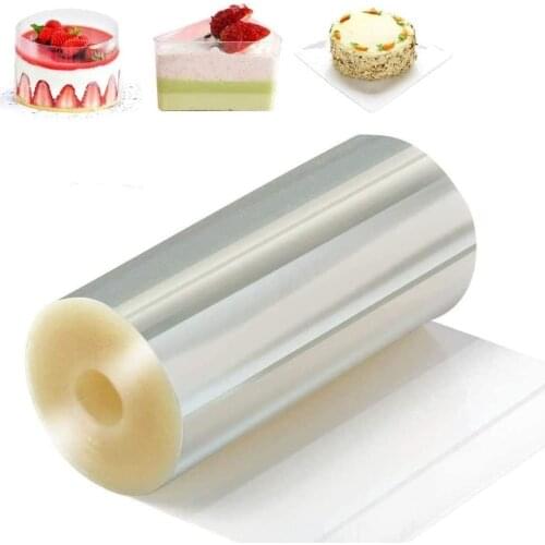 1 Roll Transparent Cake Surround Film Cake Collar DIY Kitchen Cake Baking Collar Cake Wrapping Tape Surround Film Baking Tool
