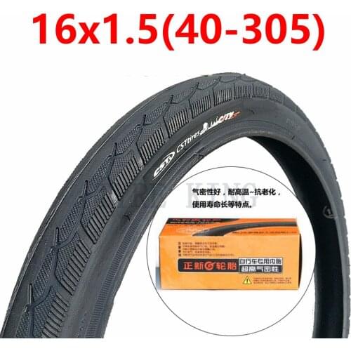 16x1.50 (40-305) Childrens Bicycle Tire 16 Inch Inner Outer Tyre 16*1.5 Folding Bicycle Tire Parts