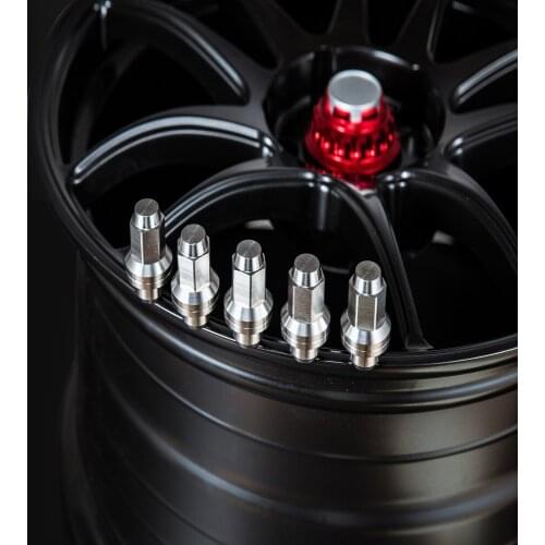 Car Racing Wheel Lug Nuts 20PCS Screw 35mm M14×1.5 Stainless Steel Universal Nut Screws Jdm Aftermarket Lug Nuts for Toyota