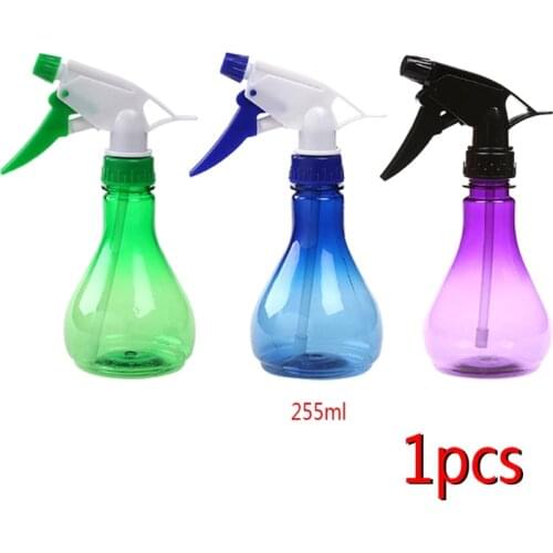 255ml Plastic Water Cans Garden Watering Irrigation Tool Transparent Trigger Empty Water Spray Bottle Atomizer Flower Plant