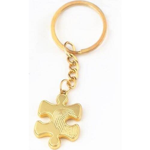 Mobile Games Identity V Clue Pieces Keychain Jigsaw Pieces Metal Car Keyring Pendant Women Men Jewelry